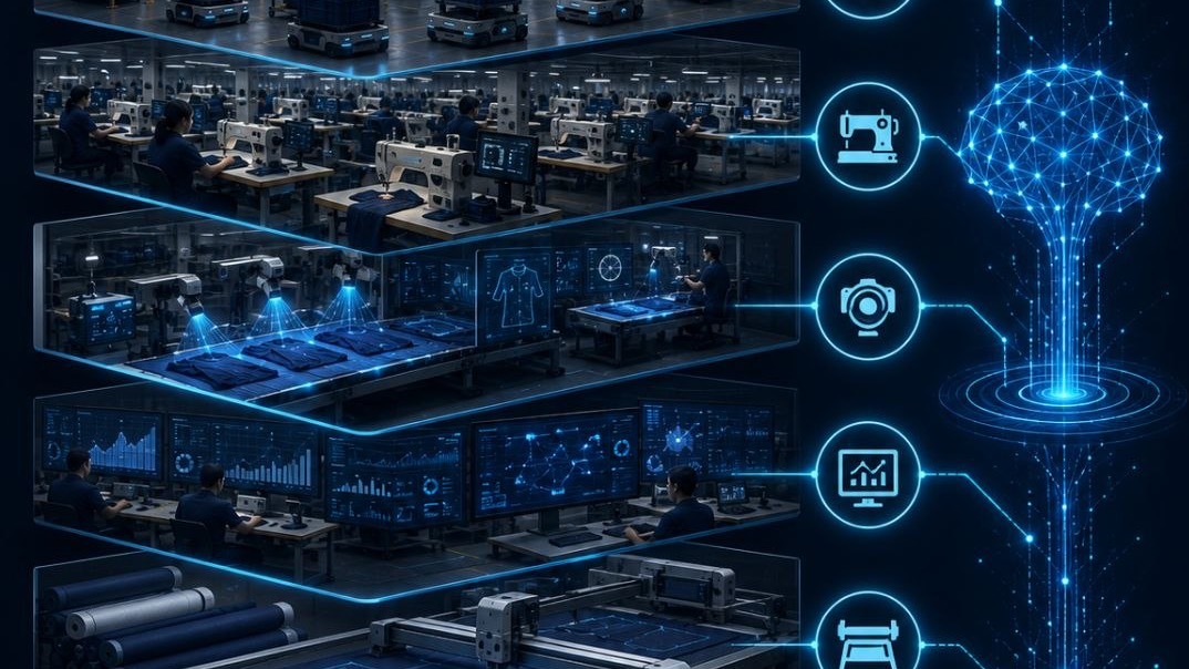 The Garment Factory Automation Stack: From Cutting Rooms to Physical AI