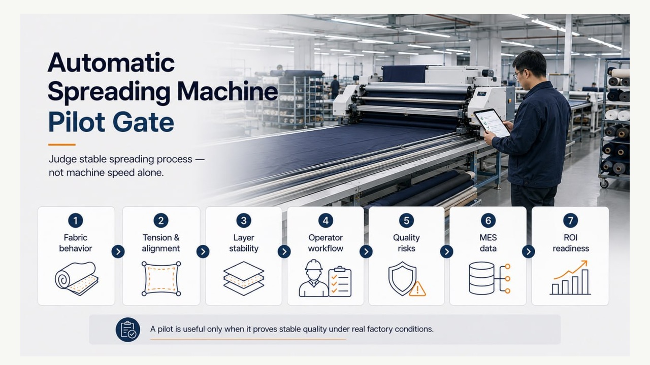 Automatic Spreading Machine Pilot Gate: Test the Process, Not the Speed