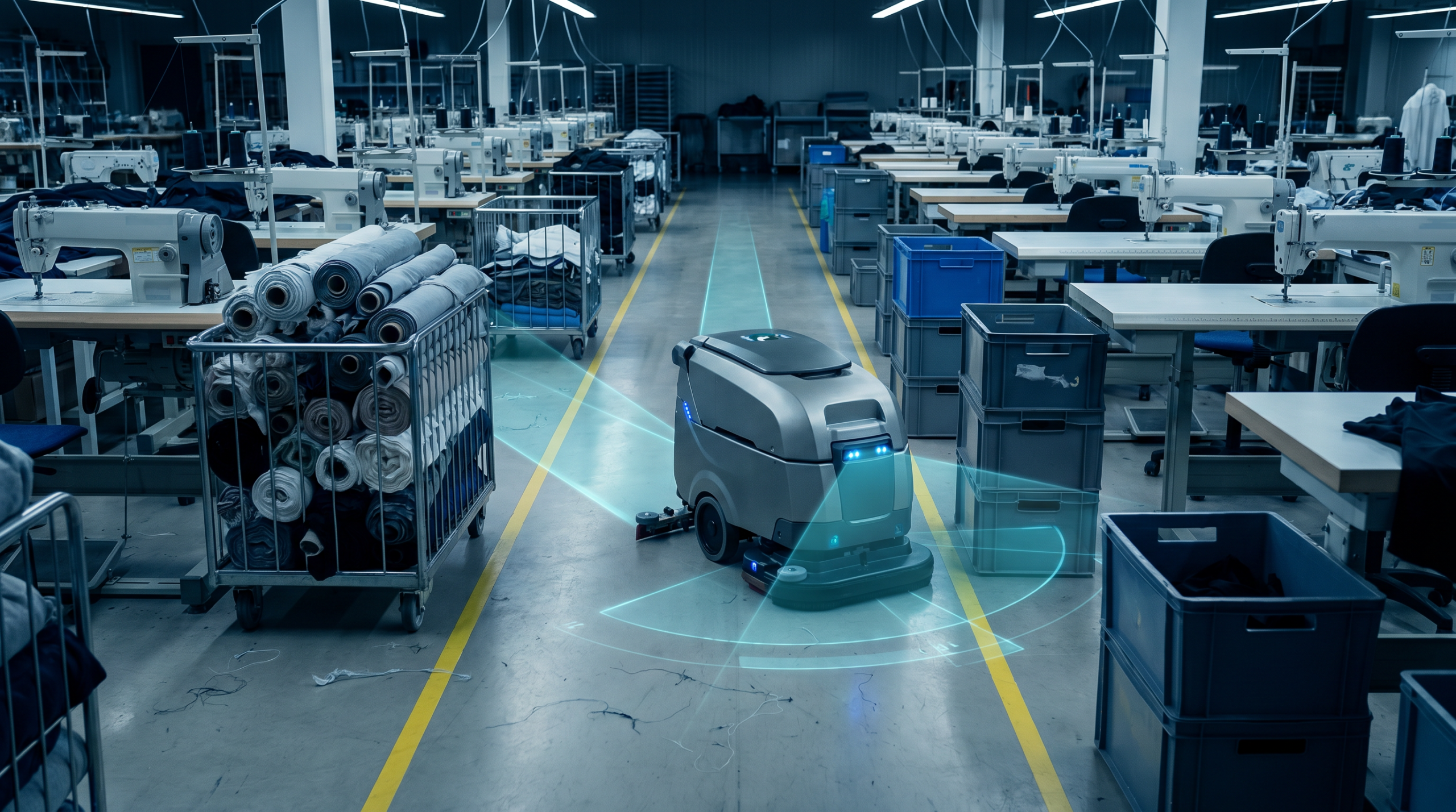 Autonomous Cleaning Robots in Garment Factories: What a Real Trial Revealed