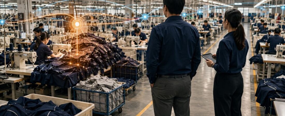 Garment Line Balancing: Why Bottlenecks Break Factory AI Before Robots Begin