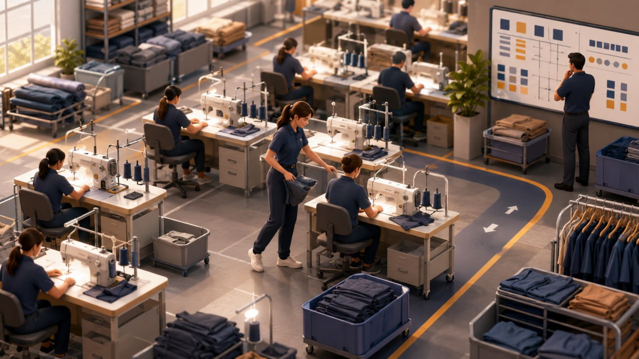 Jumper Pool System in Garment Factories: When Flex Labor Helps, and When It Hides an IE Problem