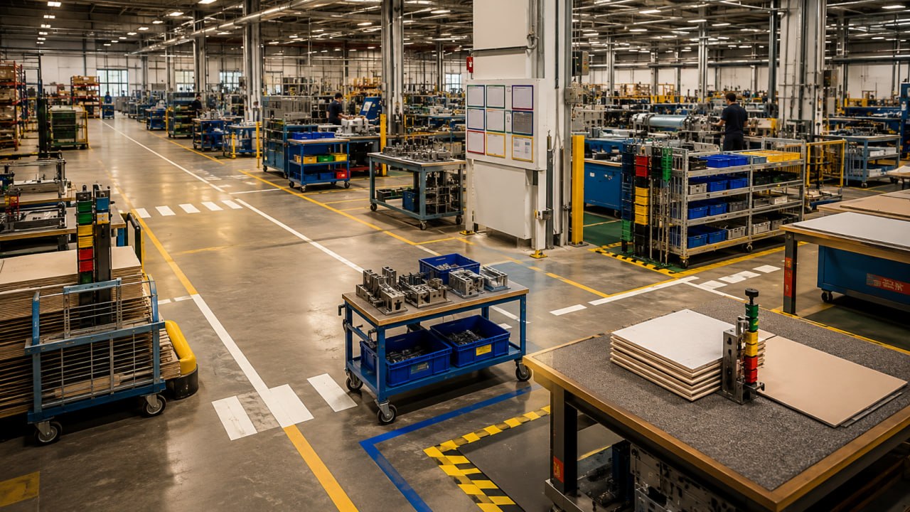 From Parking Lines to Height Gauges: Why Factories Need Visible Process Limits